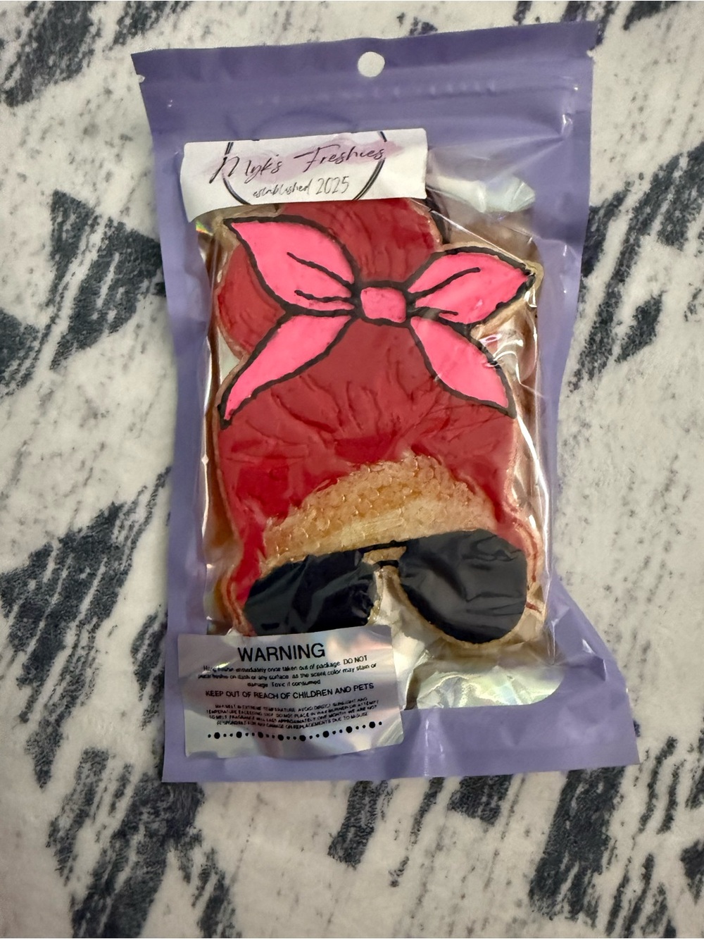 Car freshie scent bombshell
